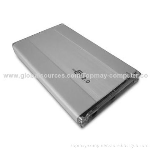 2.5-inch IDE Hard Disk Case with Fashionable Pouch, Made of Aluminum